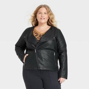 Knox Rose Moto Jacket Black - 2X